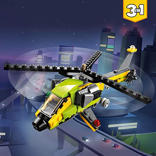 LEGO Creator - Aventura en Helicóptero, juguete de vehículo para construir y de aventuras aéreas (31092) , color/modelo surtido