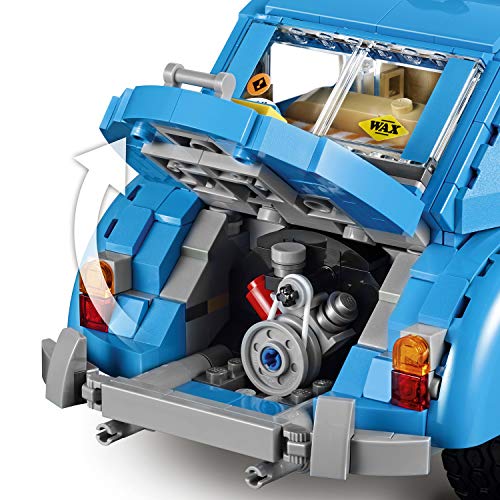 LEGO Creator Expert-Volkswagen Beetle, Set de Juguete construcción de Coche Escarabajo Azul (10252)