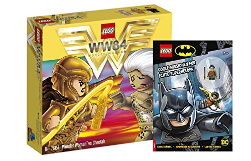 Lego DC Comics Super Heroes 76157 Wonder Woman vs Cheetah + misiones geniales para verdaderos superhéroes con figura de Robin (cubierta blanda)