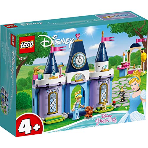 LEGO Disney Princess - Fiesta en el Castillo de Cenicienta, Set de Construcción con Castillo de la Película, Princesa Disney, a Partir de 4 Años (43178)
