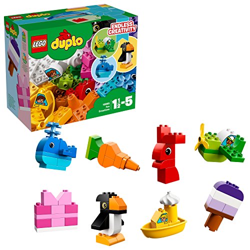 LEGO DUPLO - Mis Primeras Creaciones Divertidas, Juguete Preescolar Creativo de Construcción para Niños y Niñas de 1 Año y Medio a 5 Años con Piezas de Colores (10865)