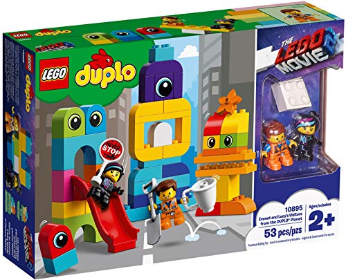 LEGO - DUPLO Movie 2 Visitas de Emmet y Lucy desde el Planeta DUPLO, Juego de construcción de ladrillos (10895)