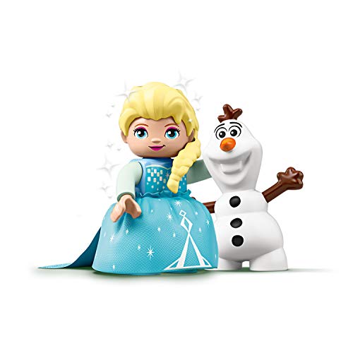 LEGO DUPLO Princess - Fiesta de Té de Elsa y Olaf, Juguete Inspirado en la Película Frozen II, Incluye dos Personajes de la Película para Recrear las Aventuras, A Partir de 2 Años (10920)