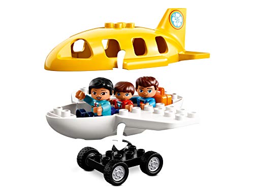 LEGO DUPLO - Town Aeropuerto, Juguete de Construcción de Preescolar para Niños y Niñas de 2 a 5 Años con Avión y Torre de Control (10871)