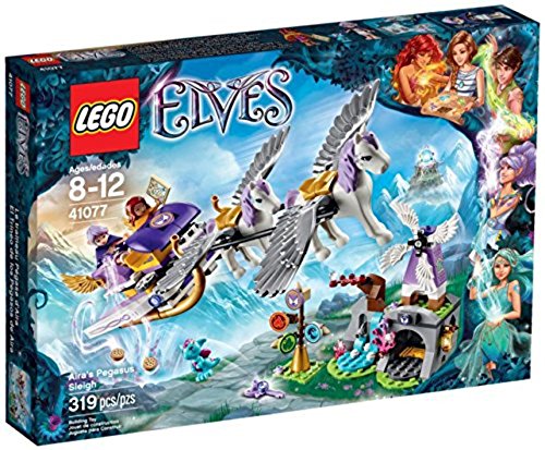 Lego Elves - El Trineo de pegasos de Aira, Multicolor (41077)