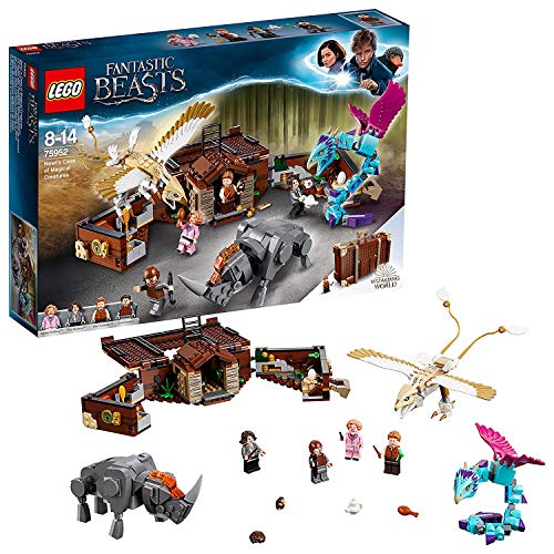 LEGO Fantastic Beasts - Maleta de Criaturas Mágicas de Newt, Juguete de Construcción Inspirado en Animales Fantásticos (75952)