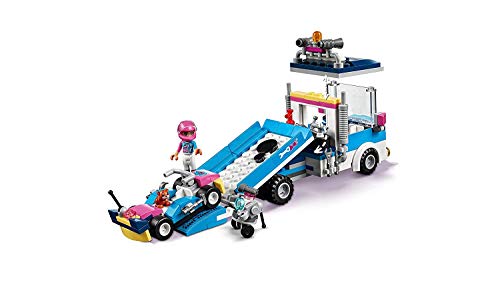 LEGO Friends - Camión de Asistencia y Mantenimiento, Juguete con Mini Muñeca y Kart de Carreras para Recrear Aventuras para Niñas y Niños de 6 a 12 Años, Incluye Figura de Robot y Hámster (41348)