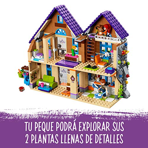 LEGO Friends - Casa de Mia, casa de muñecas divertida para construcción, incluye mascotas (41369)