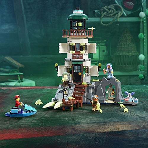 LEGO Hidden Side - Faro de la Oscuridad, Juguete de Construcción con App de Realidad Aumentada, Incluye Moto Acuática y Minifiguras de Fantasmas, a Partir de 8 Años (70431)