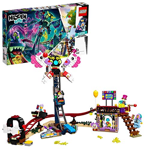 LEGO Hidden Side - Feria Encantada, Set de Construcción con Atracciones de Juguete y Minifiguras de Fantasmas, Funciona con App, a Partir de 8 Años (70432)