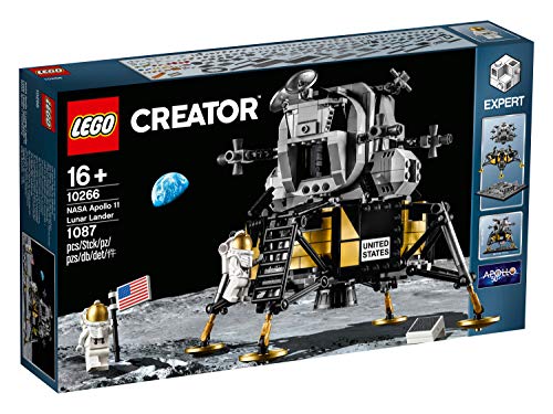 Lego Ideas - NASA Apollo 11 Lunar Lander, maqueta de Juguete del Primer alunizaje tripulado, Juguete de construcción del módulo Lunar Eagle, a Partir de 16 años (10266)