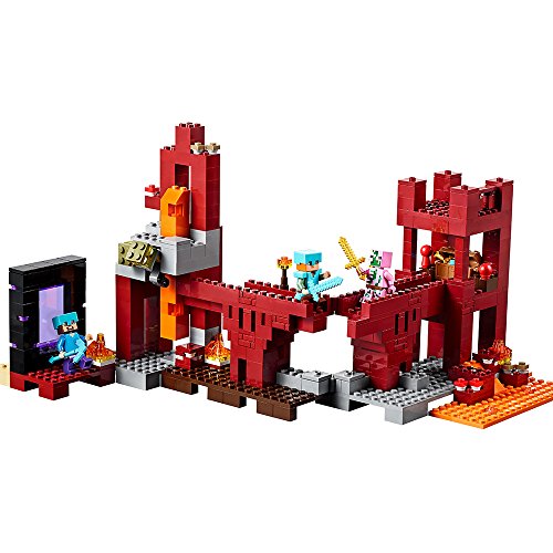 LEGO Minecraft 21122 the Nether Fortress Building Kit by LEGO