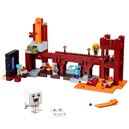 LEGO Minecraft 21122 the Nether Fortress Building Kit by LEGO