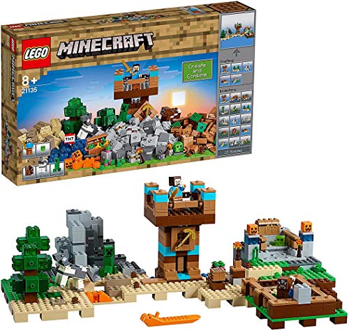 LEGO Minecraft - Caja Modular 2.0, Juguete de Construcción Educativo del Videojuego para Niños y Niñas de más de 8 Años con Muñecos (21135)