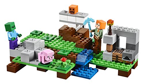 LEGO Minecraft - El Gólem de Hierro, Juguete de Construcción Basado en el VideoJuego (21123)