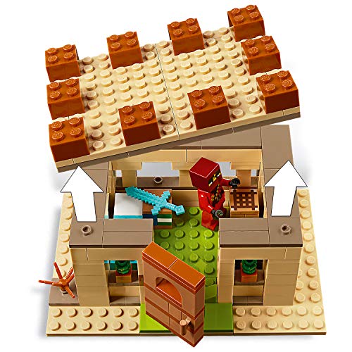 LEGO Minecraft - La Invasión de los Illager, Juguete de Construcción Basado en el Videojuego, Set para Recrear las Aventuras de Minecraft (21160) , color/modelo surtido