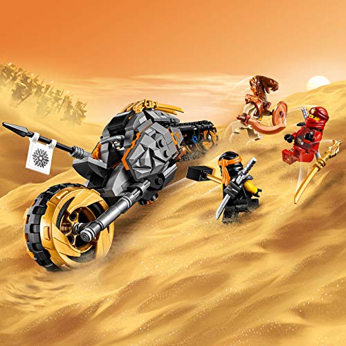 LEGO Ninjago - Moto Todoterreno de Cole Motocicleta Ninja de Juguete con Rueda de Oruga, incluye dos Minifiguras de Ninjas, Novedad 2019 (70672) , color/modelo surtido