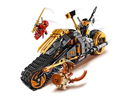 LEGO Ninjago - Moto Todoterreno de Cole Motocicleta Ninja de Juguete con Rueda de Oruga, incluye dos Minifiguras de Ninjas, Novedad 2019 (70672) , color/modelo surtido