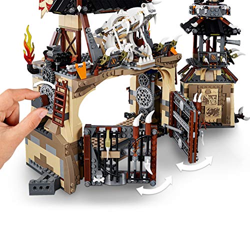 LEGO Ninjago - Pozo del Dragón, Juguete de Construcción con Dragón de la Tierra y Guerreros Ninja para Niños y Niñas de 9 a 12 Años (70655)