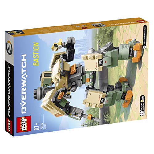 LEGO Overwatch - Bastion, Set de construcción del Personaje de Videojuego, incluye muñeco de juguete del pájaro Ganymede (75974)