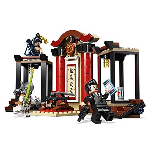 LEGO - Overwatch Hanzo vs. Genji Set de construcción del Dojo Hanamura Basado en el Videojuego, incluye Dos Hermanos del Dragón, Novedad 2019 (75971)