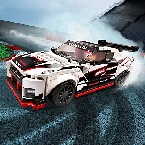 LEGO Speed Champions - Nissan GT-R NISMO, Juguete de Construcción de Coche de Carreras, Incluye Minifigura del Conductor (76896)