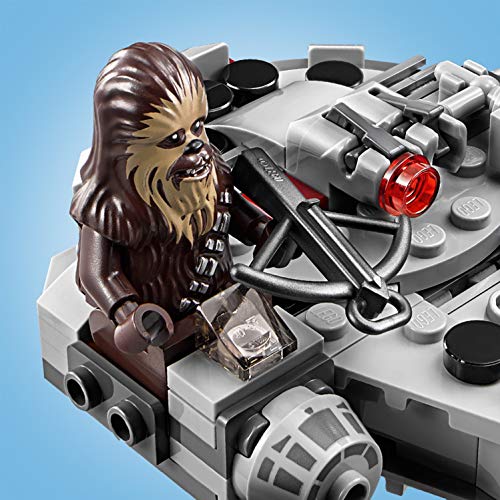 LEGO Star Wars - Millenium Falcon Microfighter, Juguete de Nave Espacial de la Guerra de las Galaxias con Minifigura de Chewbacca y la Ballesta del Wookie (75193)