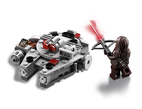 LEGO Star Wars - Millenium Falcon Microfighter, Juguete de Nave Espacial de la Guerra de las Galaxias con Minifigura de Chewbacca y la Ballesta del Wookie (75193)
