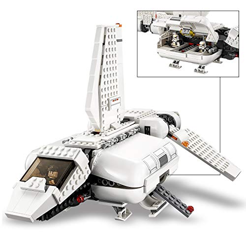 LEGO Star Wars - Nave de Aterrizaje Imperial, Juguete Creativo de La Guerra de las Galaxias con Nave Espacial y Minifiguras de Obi-Wan Kenobi y R2-D2 (75221)