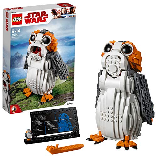LEGO Star Wars - Porg, set de construcción de criatura del universo de La Guerra de las Galaxias (75230)