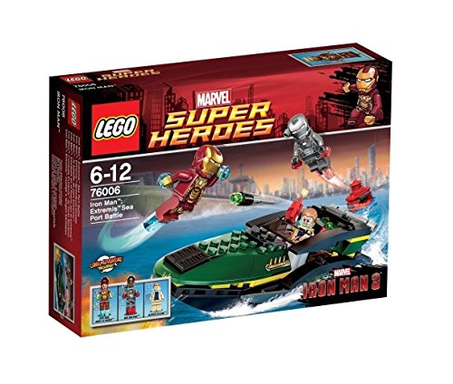 LEGO Super Heroes - Iron Man: E x tremis Sea Port Battle, Pack de Figuras de acción (Lego 76006)