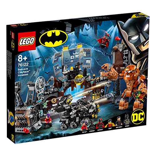LEGO Super Heroes - Irrupción de Clayface en la Batcueva Set de construcción de Batman, incluye un Vehículo del Superhéroe para Recrear sus Aventuras, Novedad 2019 (76122), color/modelo surtido