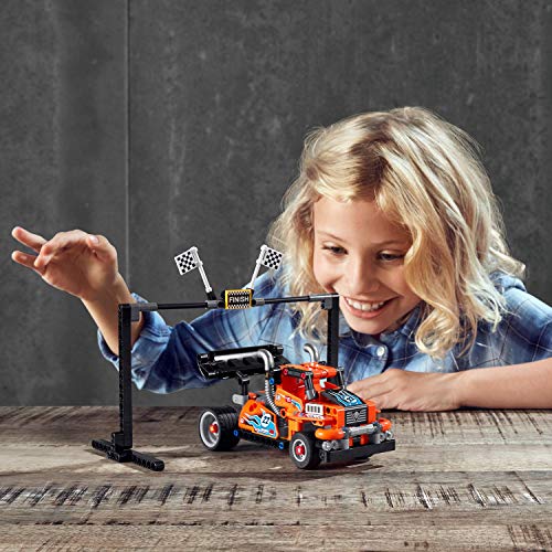 LEGO Technic - Camión de Carreras, Set de Construcción 2 en 1 con Motor Pull-back, Set de la Colección Racer Vehicles, a Partir de 7 Años (42104)