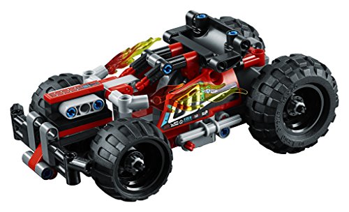 LEGO Technic - ¡DERRIBA!, Juguete de Construcción de Coche Rojo (42073)