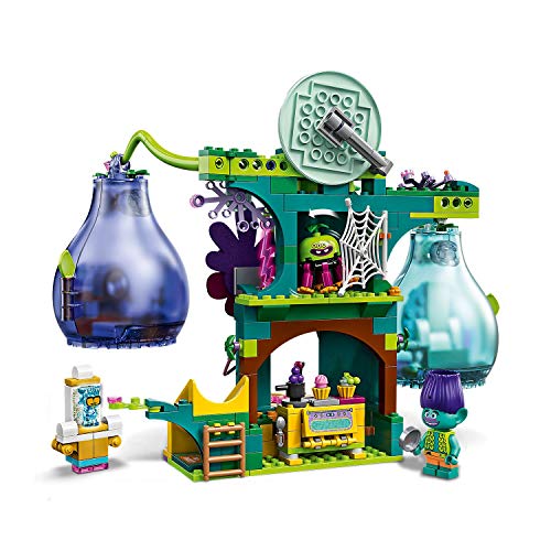 LEGO Trolls - Fiesta en Pop Village, Set de Construcción de Casa de Muñecas Inspirado en la Película de Animación, Incluye Minifigura de Poppy, Branch, Cooper y Guy Diamond (41255)