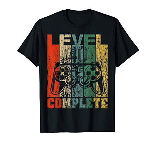 Level 40 Unlocked - 40º cumpleaños - Gamers & Gamer Camiseta