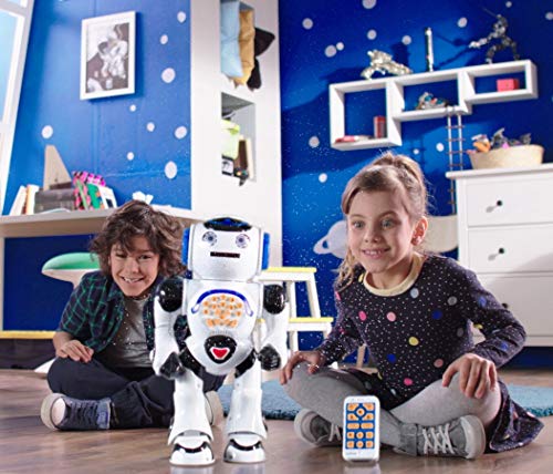 Lexibook Powerman - Robot Educativo en portugués para Jugar y Aprender (Efectos Luminosos y sonoros) Color Blanco.