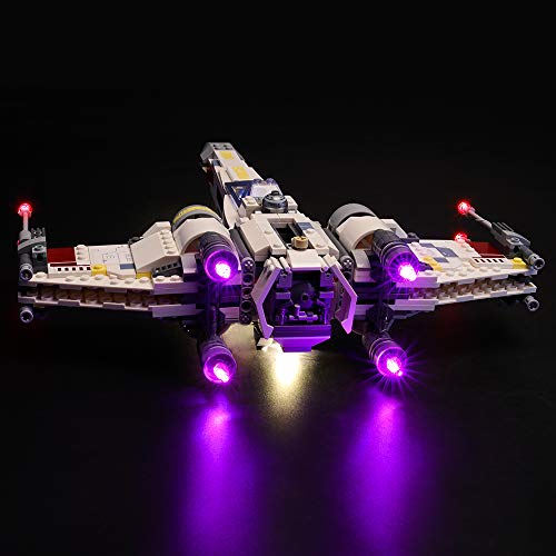 LIGHTAILING Conjunto de Luces (Star Wars Caza Estelar ala-x) Modelo de Construcción de Bloques - Kit de luz LED Compatible con Lego 75218 (NO Incluido en el Modelo)