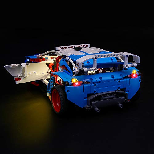 LIGHTAILING Conjunto de Luces (Technic Coche De Rally) Modelo de Construcción de Bloques - Kit de luz LED Compatible con Lego 42077 (NO Incluido en el Modelo)