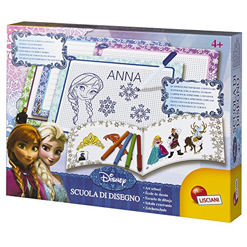 Lisciani Giochi, 47833, Frozen escuela de dibujo, juego infantil , color/modelo surtido