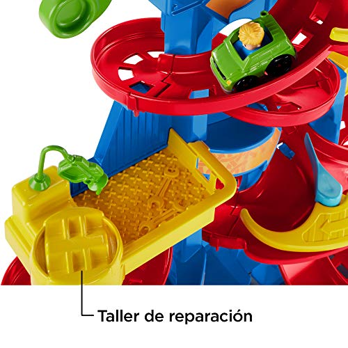 Little People - Garaje Cochelandia, Parking Juguetes Coches Bebés 1 año (Mattel FXK61) , color/modelo surtido