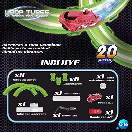 Loop Tubes Car-41637 Velocidad por Un Tubo, Multicolor (Cife Spain 41637)