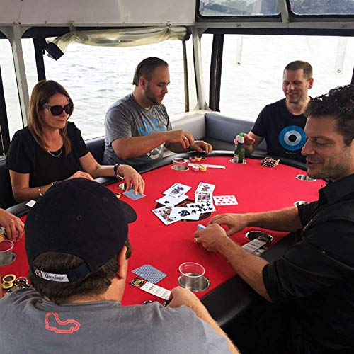 LotFancy Playing Cards Poker con Estuche Plástico, 100% Plástico Resistente al Agua, 2 Piezas índice de Tamaño de Póker Estándar para Juegos de Playa Piscina Agua