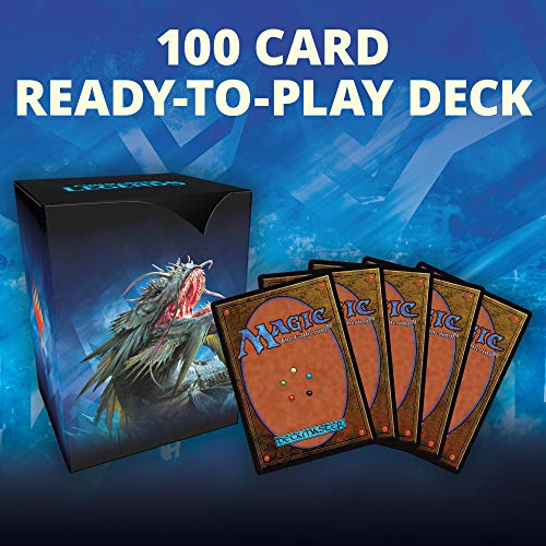 Magic: The Gathering Legends Reap The Tides (100 cartas listas para jugar, 1 comandante de lámina, azul-verde)