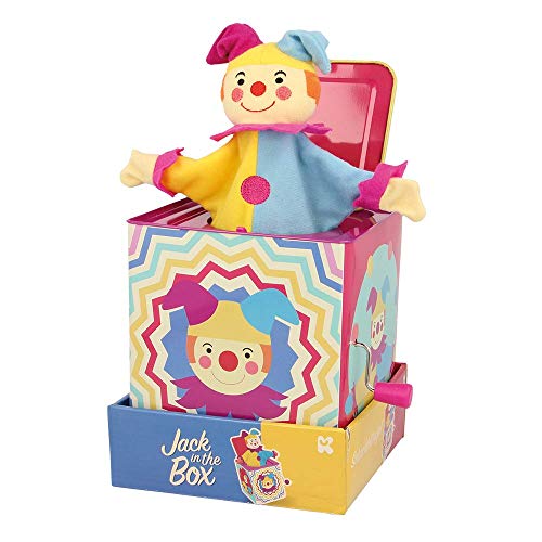 Majigg-WD211 Majigg Jester Jack en la caja, juguete musical tradicional, Multicolor (Keycraft WD211 , color/modelo surtido