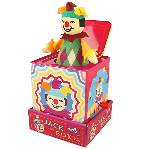 Majigg-WD211 Majigg Jester Jack en la caja, juguete musical tradicional, Multicolor (Keycraft WD211 , color/modelo surtido