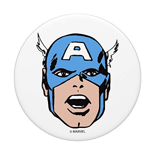 Marvel Avengers Captain America Big Face PopSockets Agarre y Soporte para Teléfonos y Tabletas