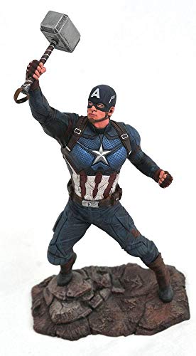 Marvel Avengers Endgame Captain America PVC Figura, Multicolor (Diamond Select Toys JUL192669)