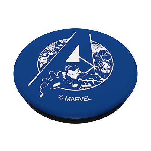 Marvel Avengers Icon Iron Man and Super Heroes PopSockets Agarre y Soporte para Teléfonos y Tabletas