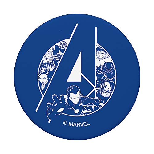 Marvel Avengers Icon Iron Man and Super Heroes PopSockets Agarre y Soporte para Teléfonos y Tabletas